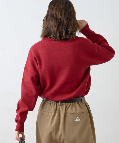 【GEVACO】花卉提花針織衫