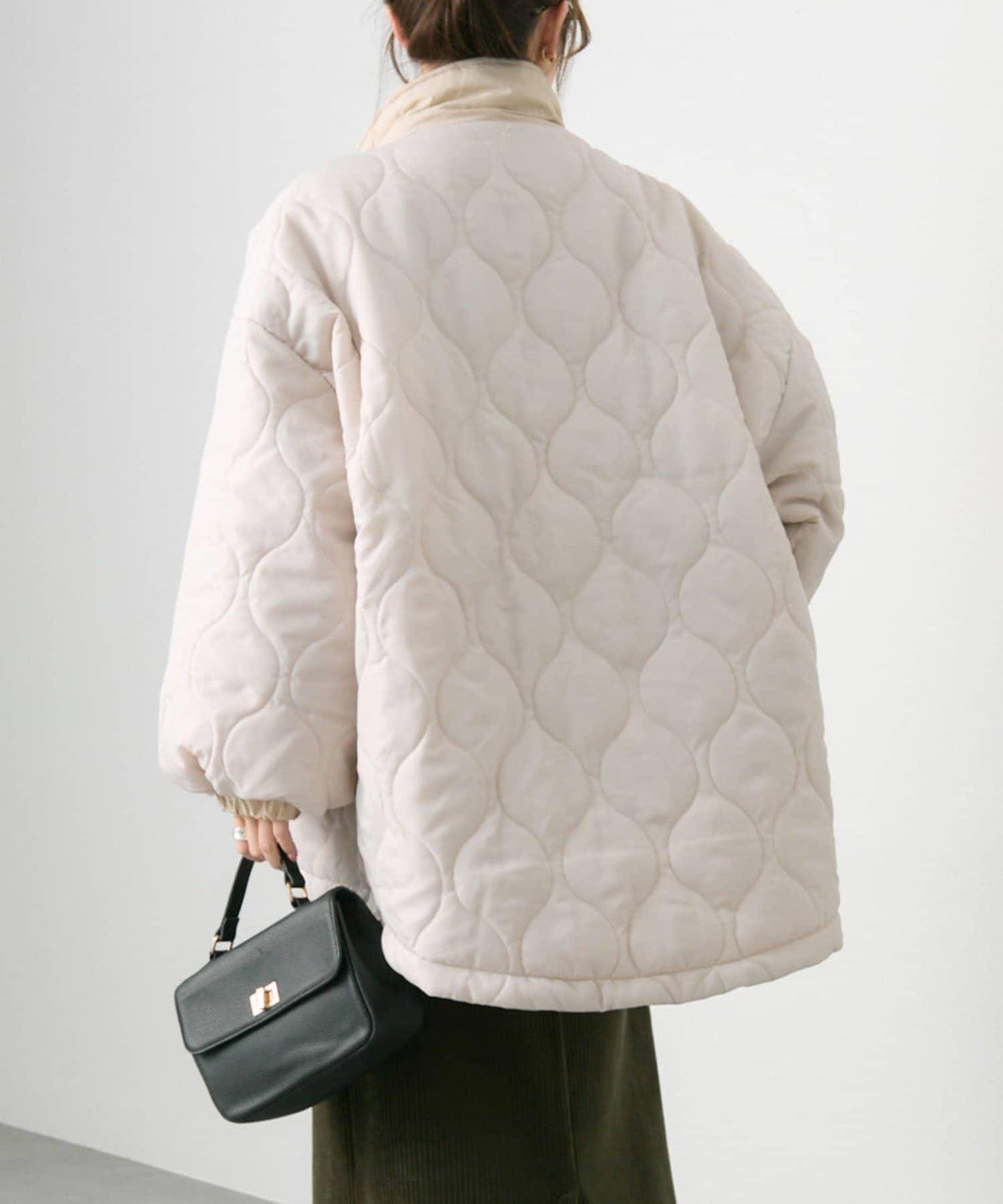 可雙面穿立領羽絨夾克