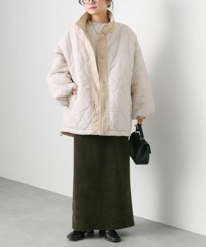 可雙面穿立領羽絨夾克