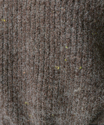 彩點圓領針織套頭衫