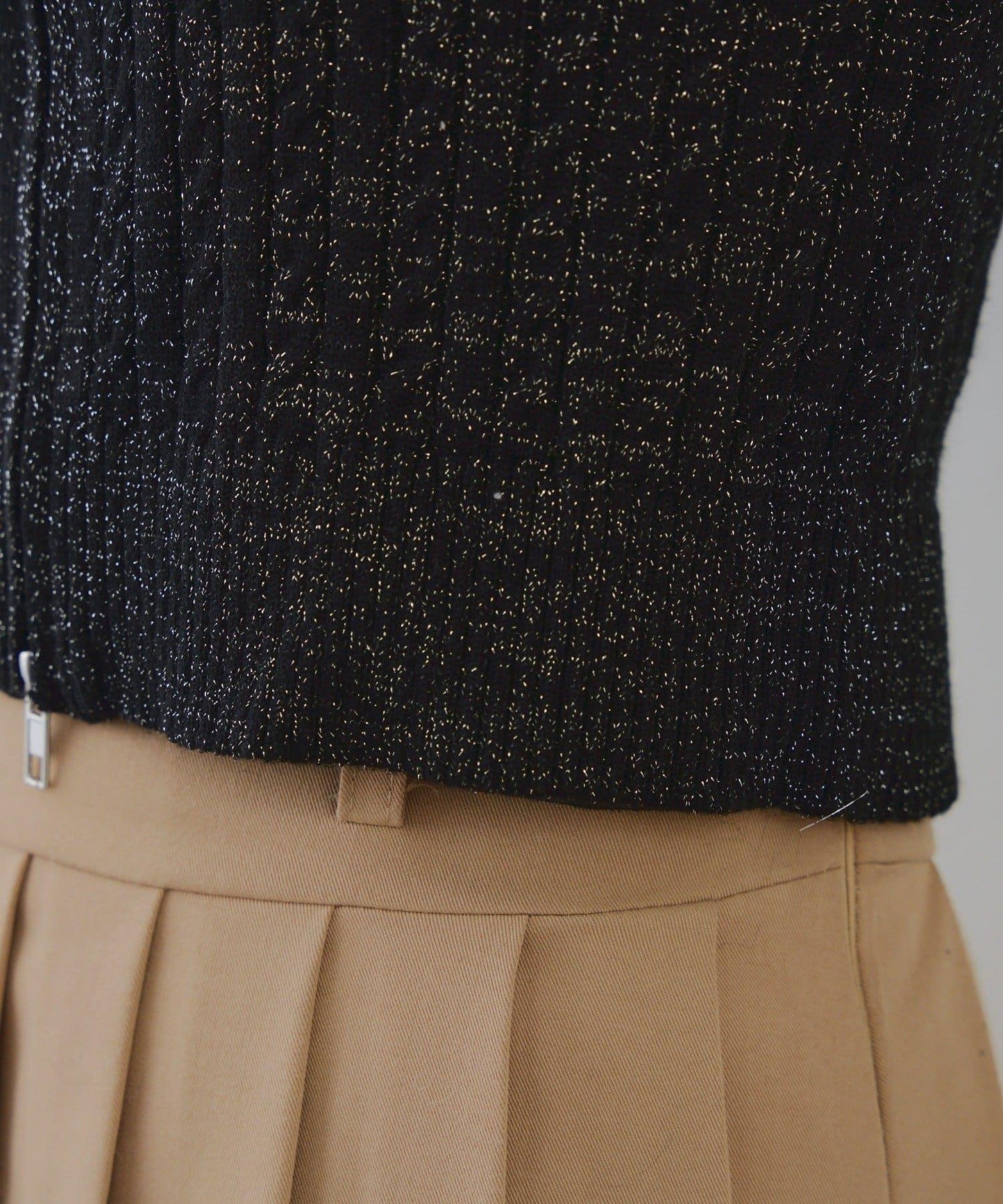 冬季流行單品♪【RMAF】亮片麻花毛絨連帽衫