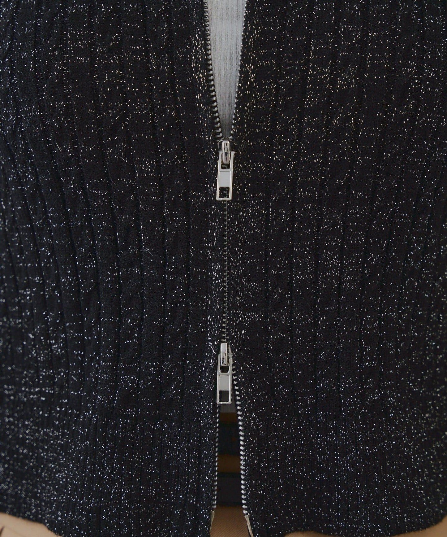 冬季流行單品♪【RMAF】亮片麻花毛絨連帽衫