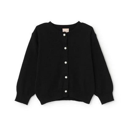 珍珠紐釦針織開衫