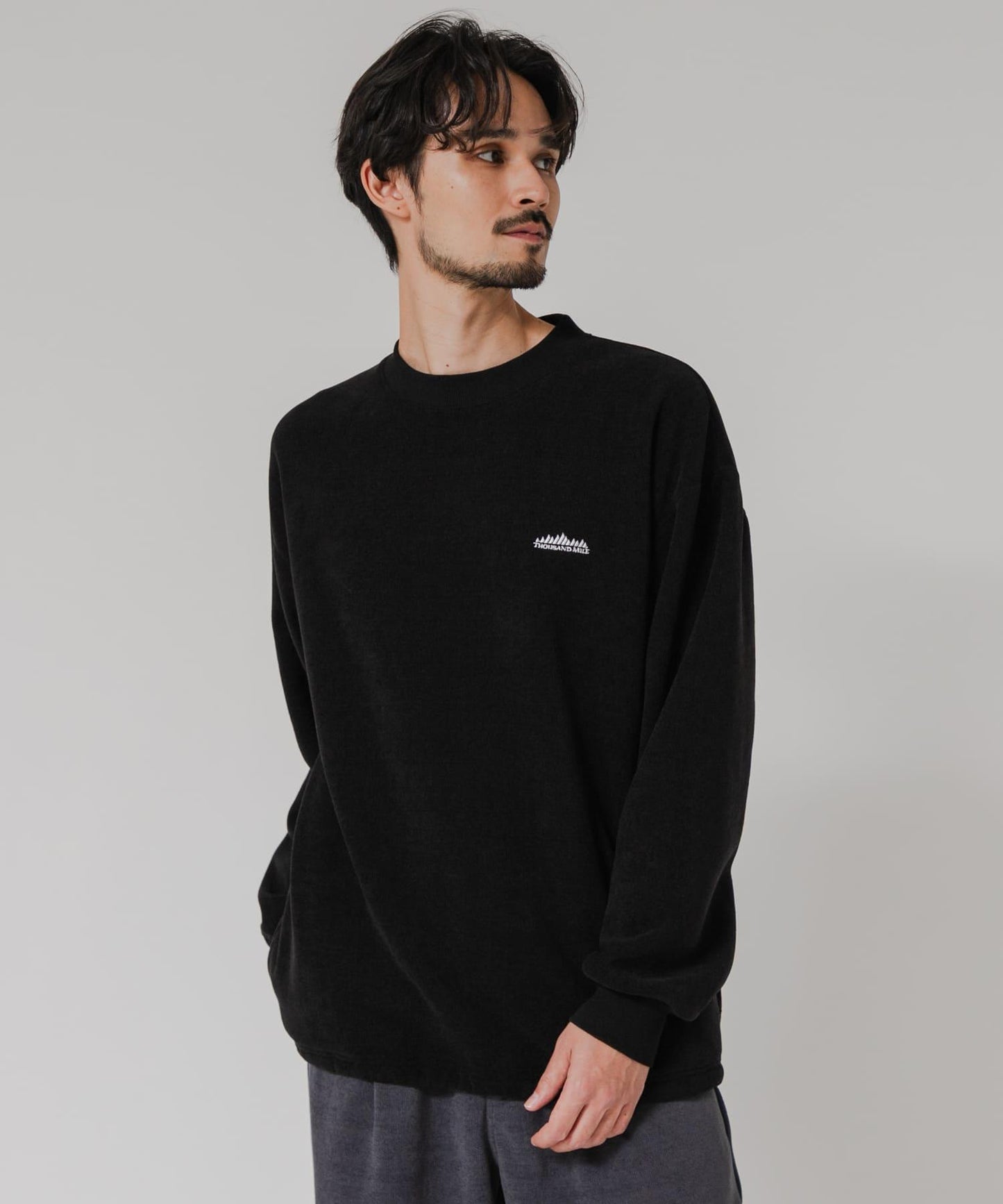 『聯名』THOUSAND MILE×URBAN RESEARCH 針織抓絨圓領套頭衫