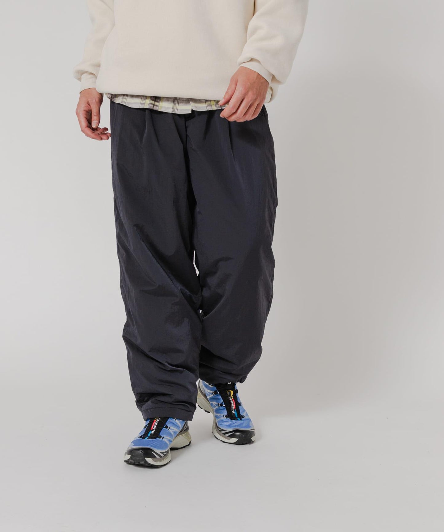 『聯名』THOUSAND MILE×URBAN RESEARCH 加厚寬鬆長褲