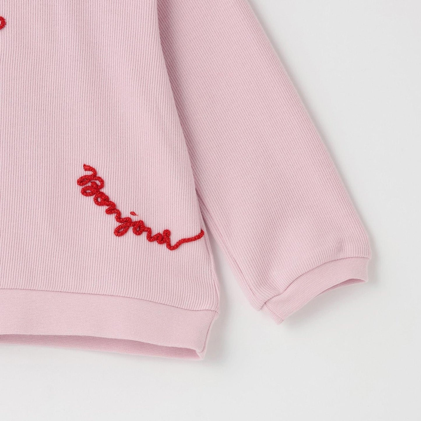 logo刺繡長袖T恤