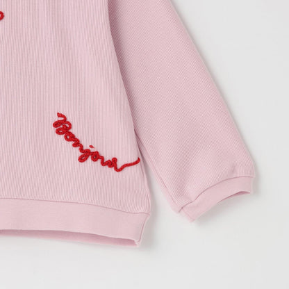logo刺繡長袖T恤
