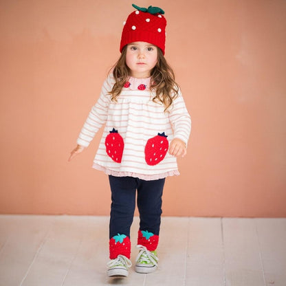 草莓口袋長款上衣