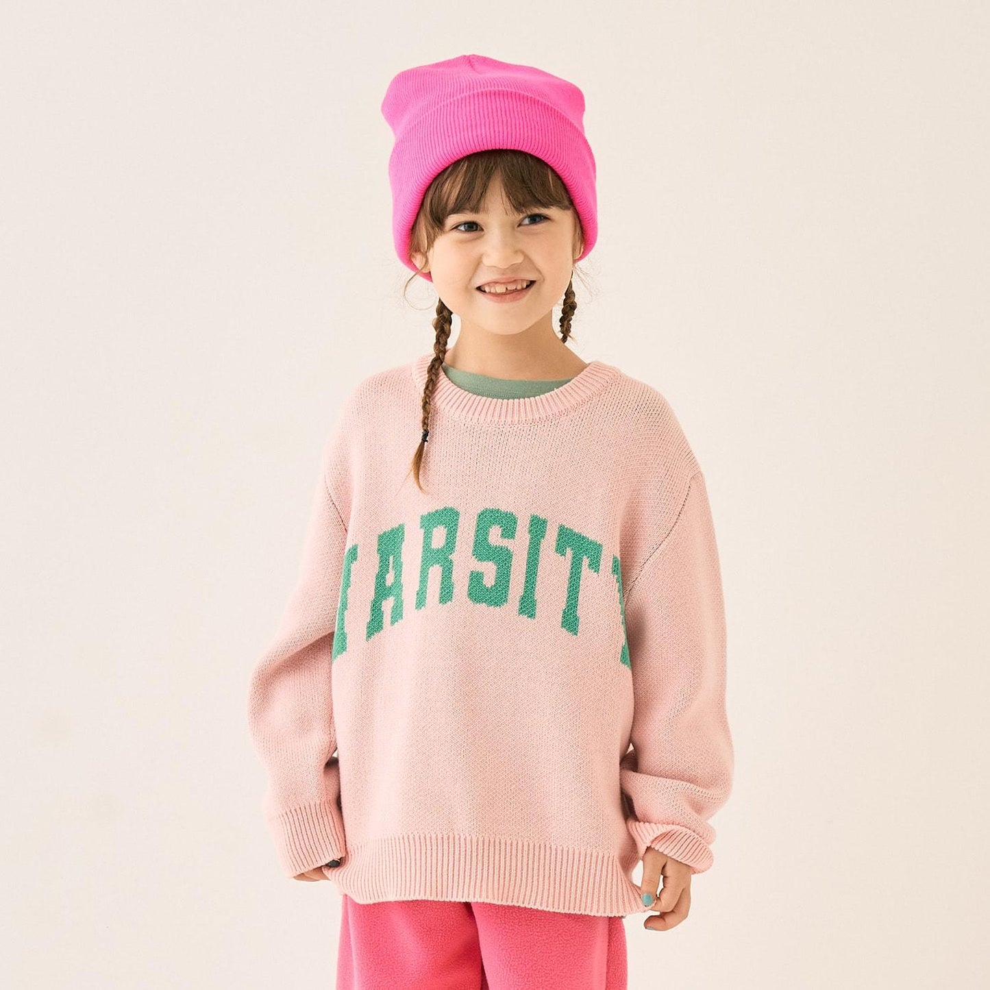 【可機洗】標誌針織衫