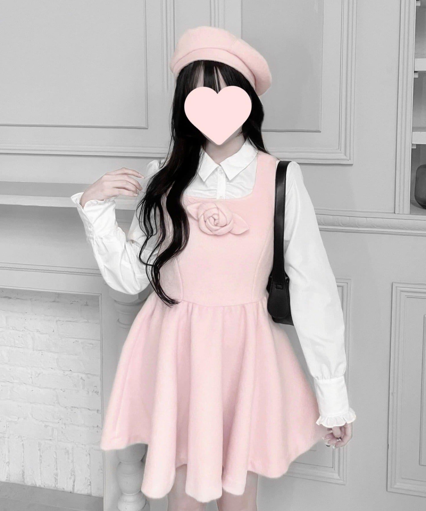 miko 蝴蝶結貝雷帽