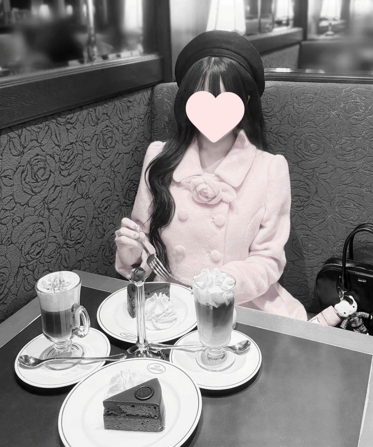 miko 蝴蝶結貝雷帽