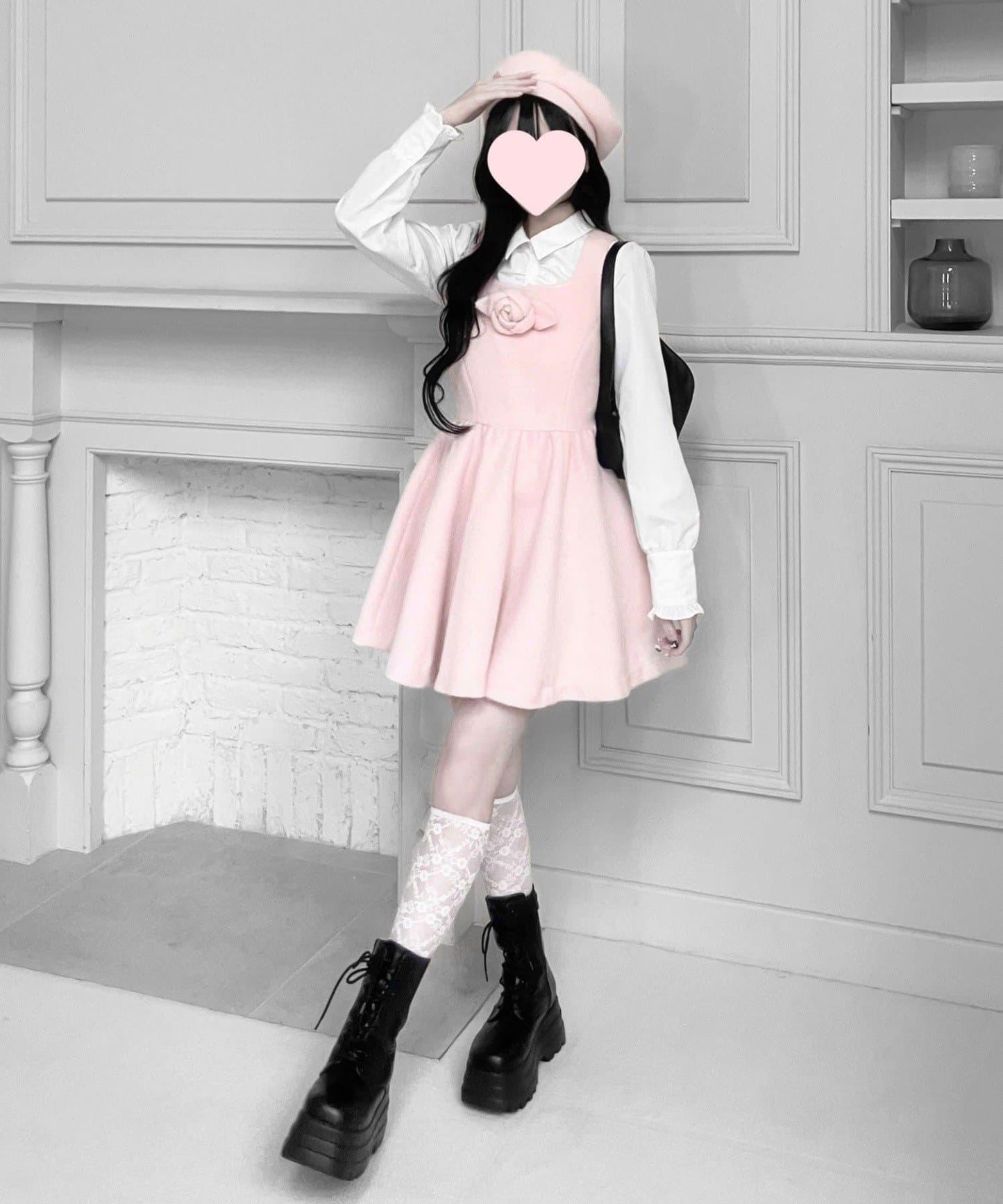 miko 蝴蝶結貝雷帽