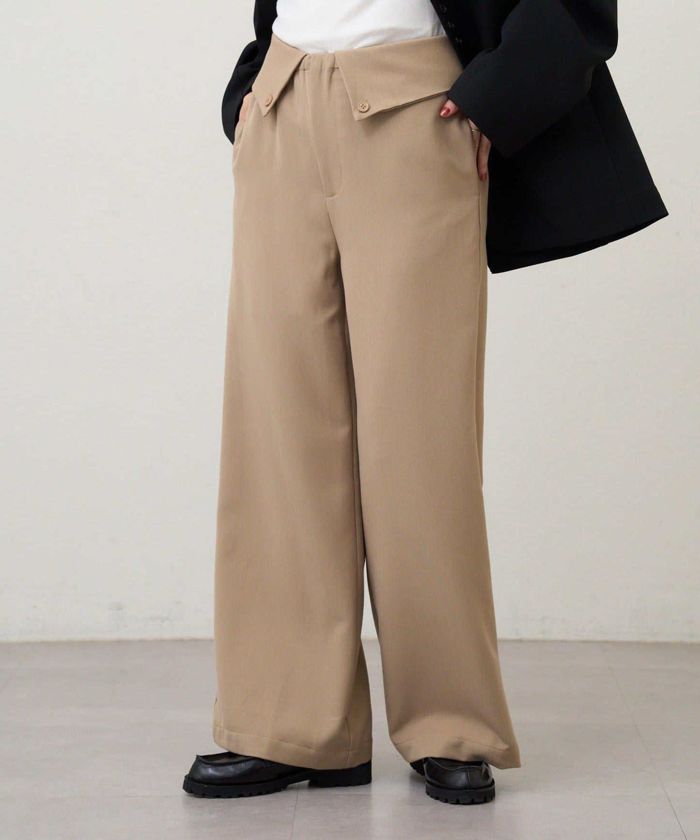 2WAY腰部設計褲子