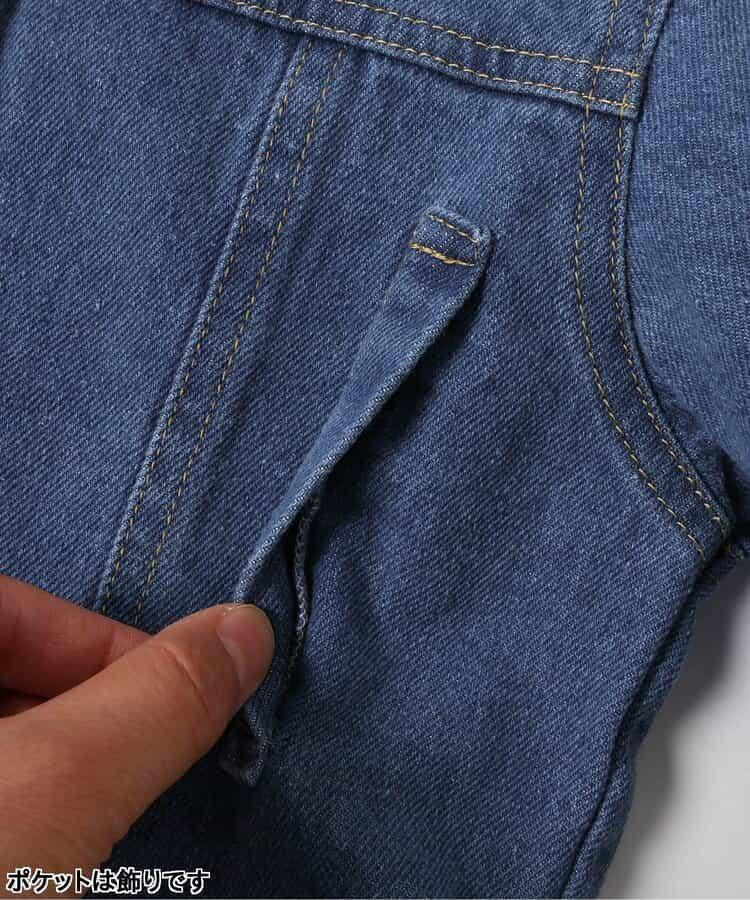 蕾絲拼接短款牛仔夾克