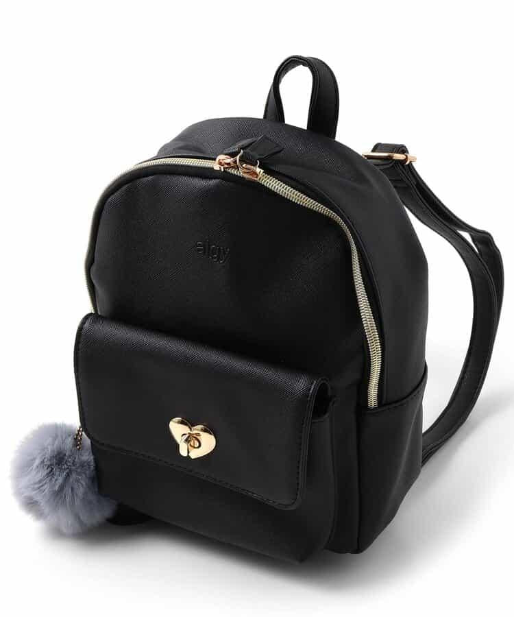 愛心鎖迷你雙肩包