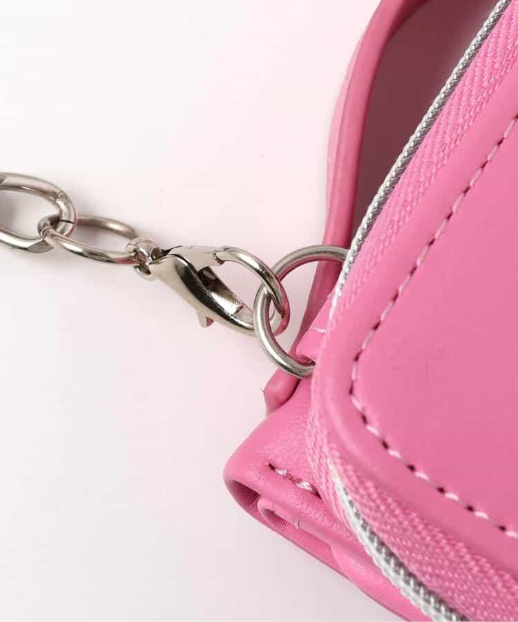 愛心鎖單肩錢包