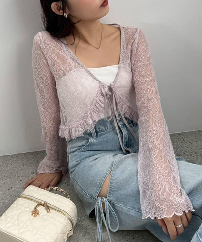 【one after another】蕾絲開衫