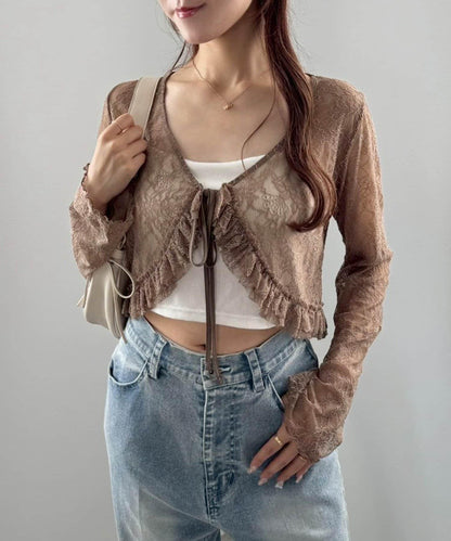 【one after another】蕾絲開衫