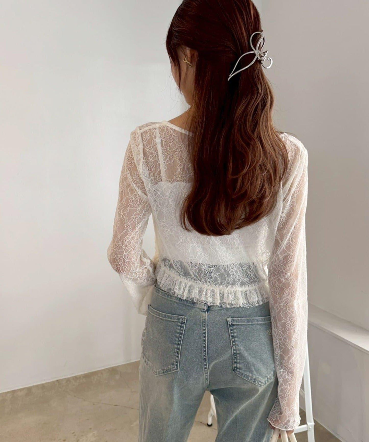 【one after another】蕾絲開衫