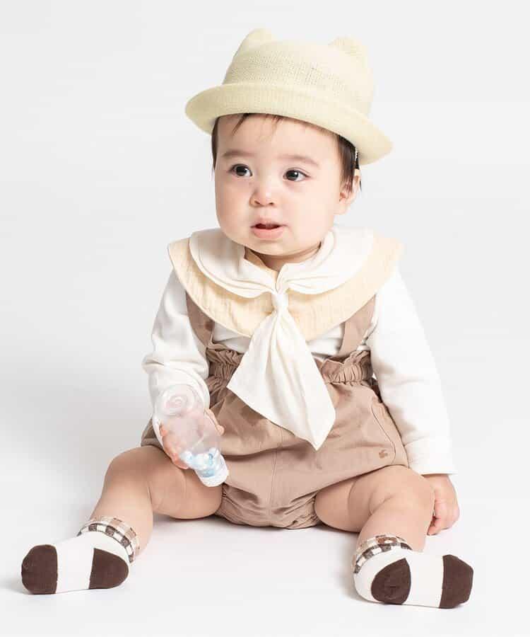 小熊嬰兒帽_UV防曬