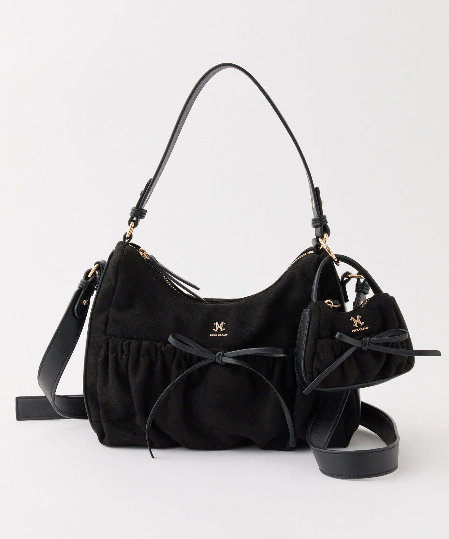 附迷你包掛飾抽繩包