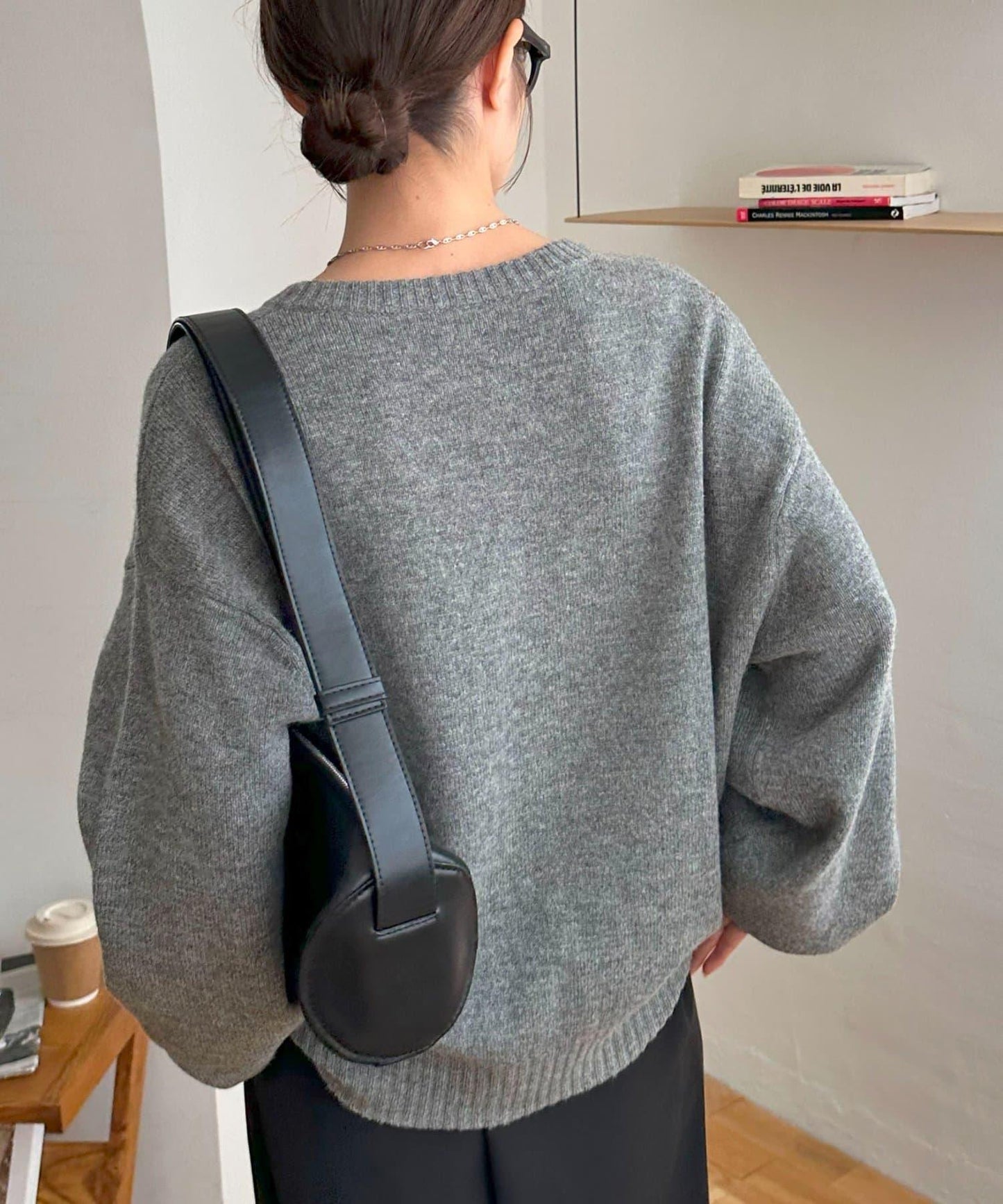 【Discoat】美利奴羊毛V領針織衫