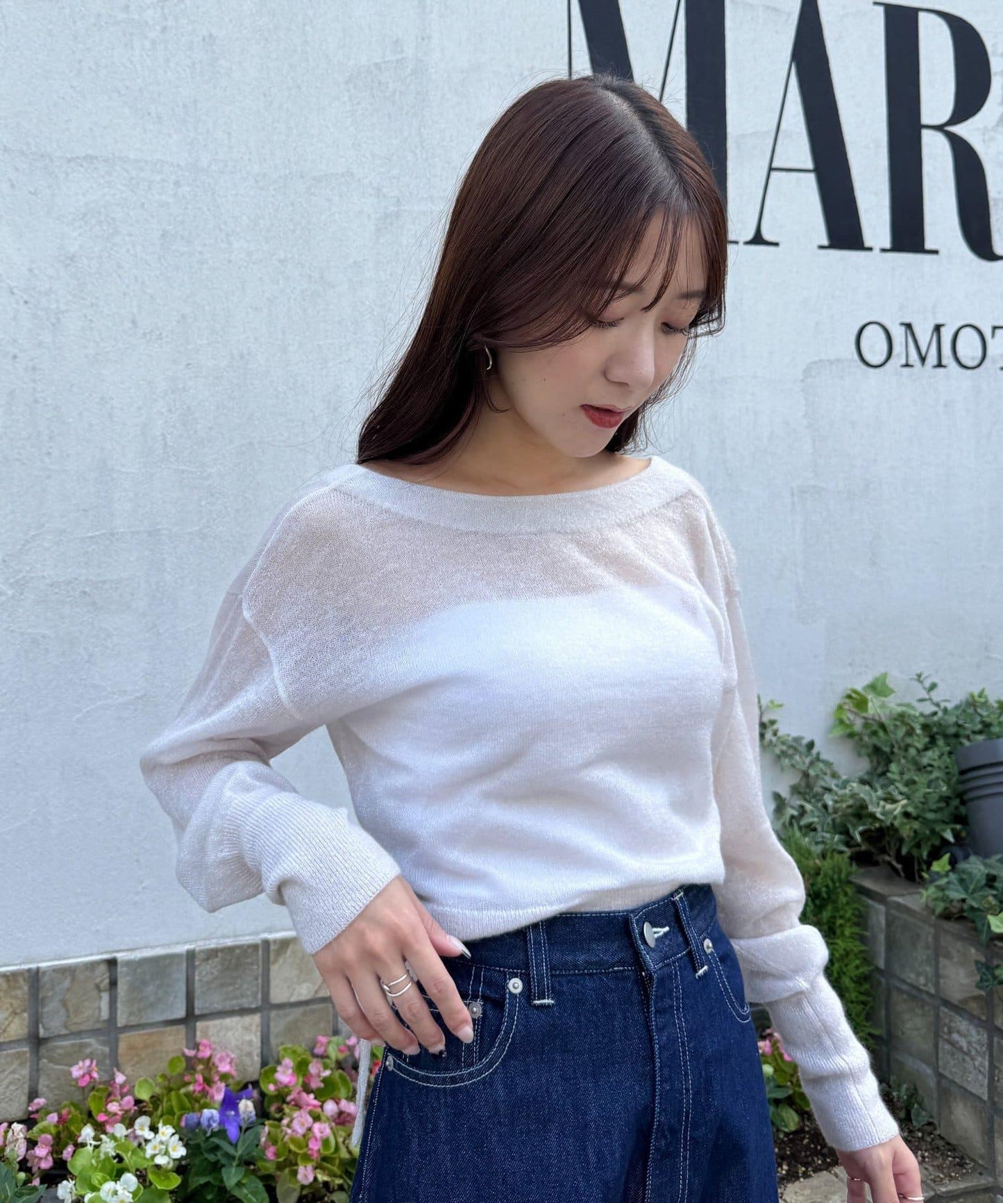 【La boutique BonBon】亮絲馬海毛可前後兩穿針織衫