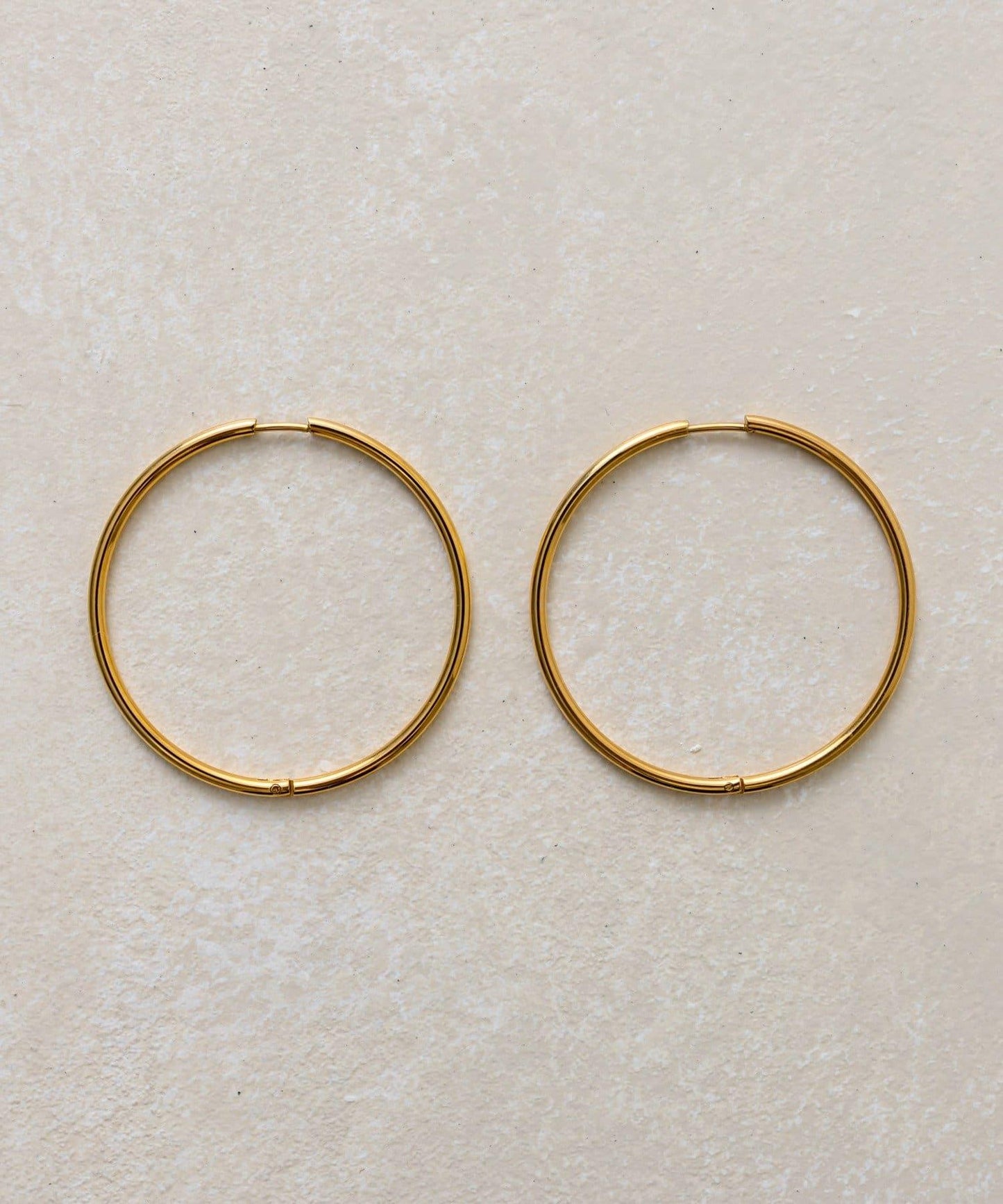 《インフルエンサーuchida企畫》不鏽鋼/44mm圓環耳環