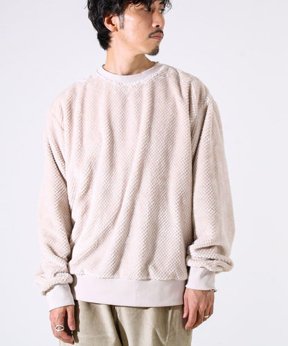 【柔軟溫暖】菠蘿絨圓領衛衣