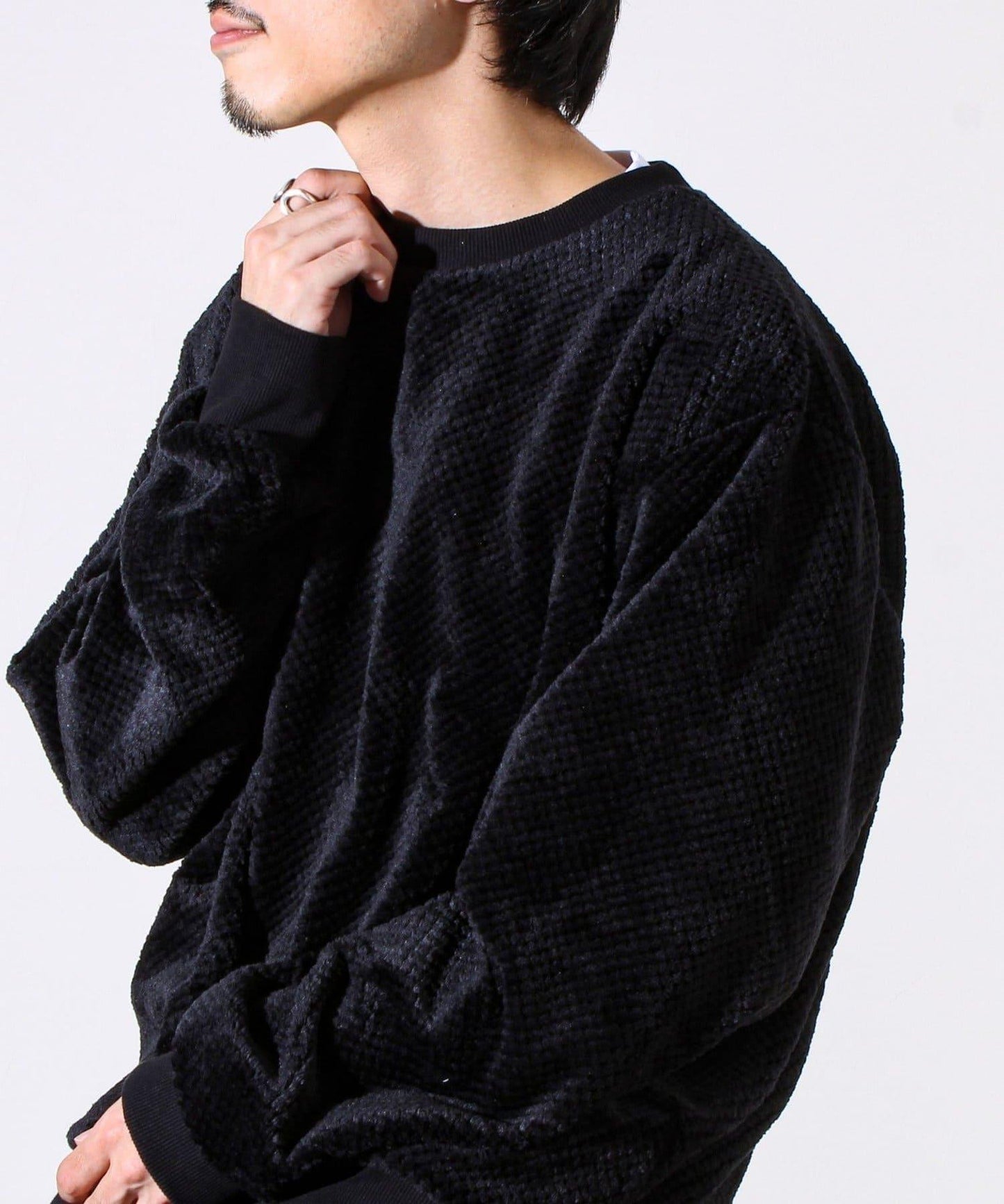 【柔軟溫暖】菠蘿絨圓領衛衣