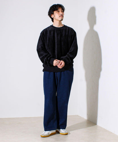 【柔軟溫暖】菠蘿絨圓領衛衣