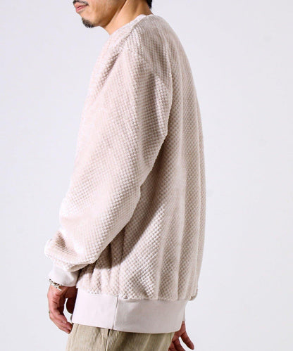 【柔軟溫暖】菠蘿絨圓領衛衣