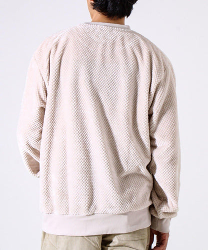 【柔軟溫暖】菠蘿絨圓領衛衣