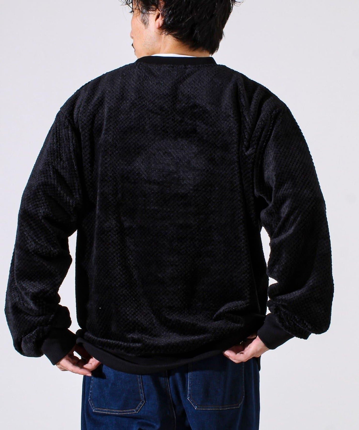 【柔軟溫暖】菠蘿絨圓領衛衣