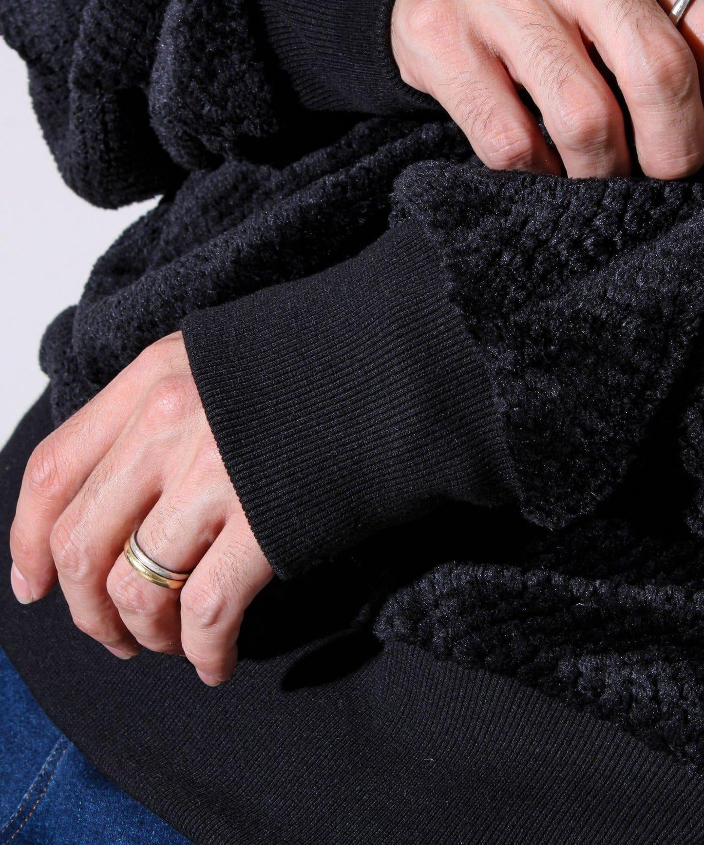 【柔軟溫暖】菠蘿絨圓領衛衣