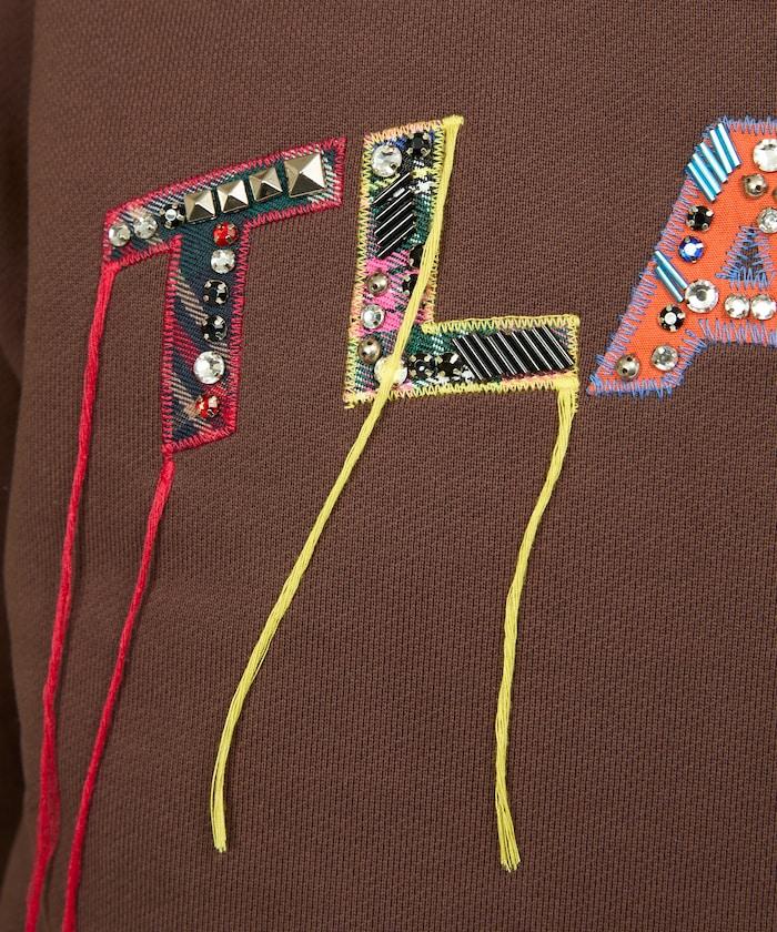 徽章水鑽標誌衛衣