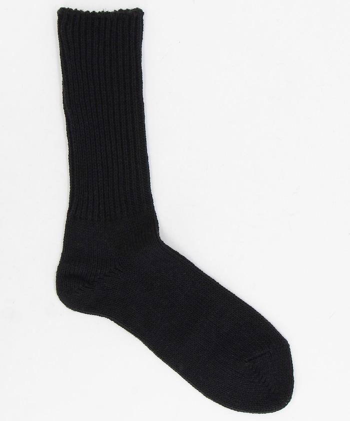 粗針羅紋編織圓領襪（適合25.0-27.0cm）