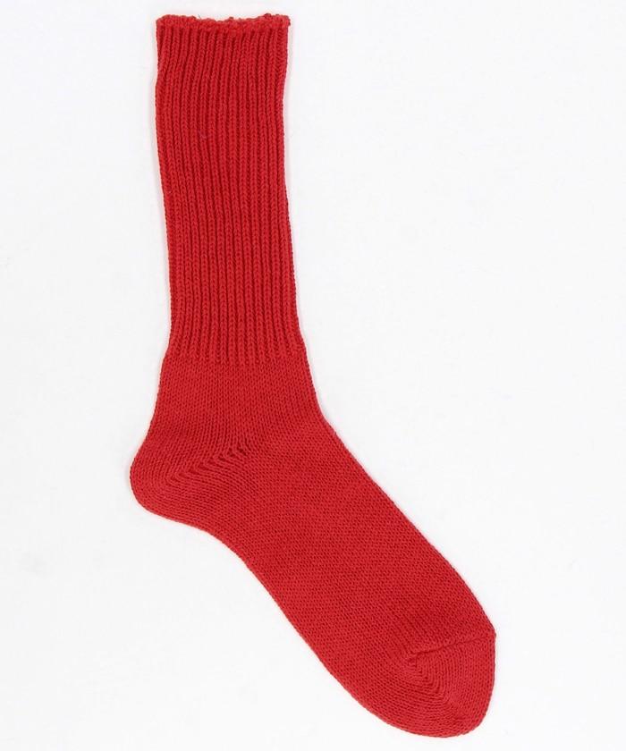 粗針羅紋編織圓領襪（適合25.0-27.0cm）