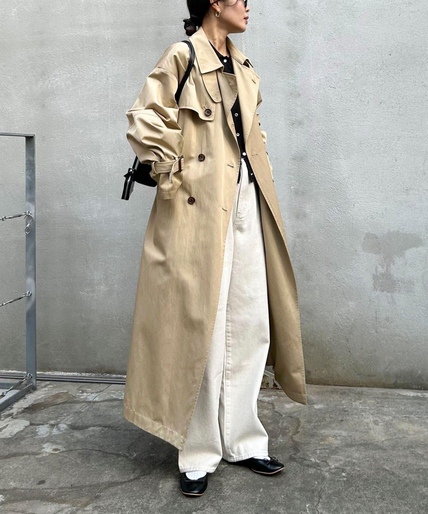 【每次即售罄的人氣單品】袖子蓬鬆設計風衣