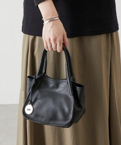 《MARCO MASI》2AWY皮革托特包（黑色）