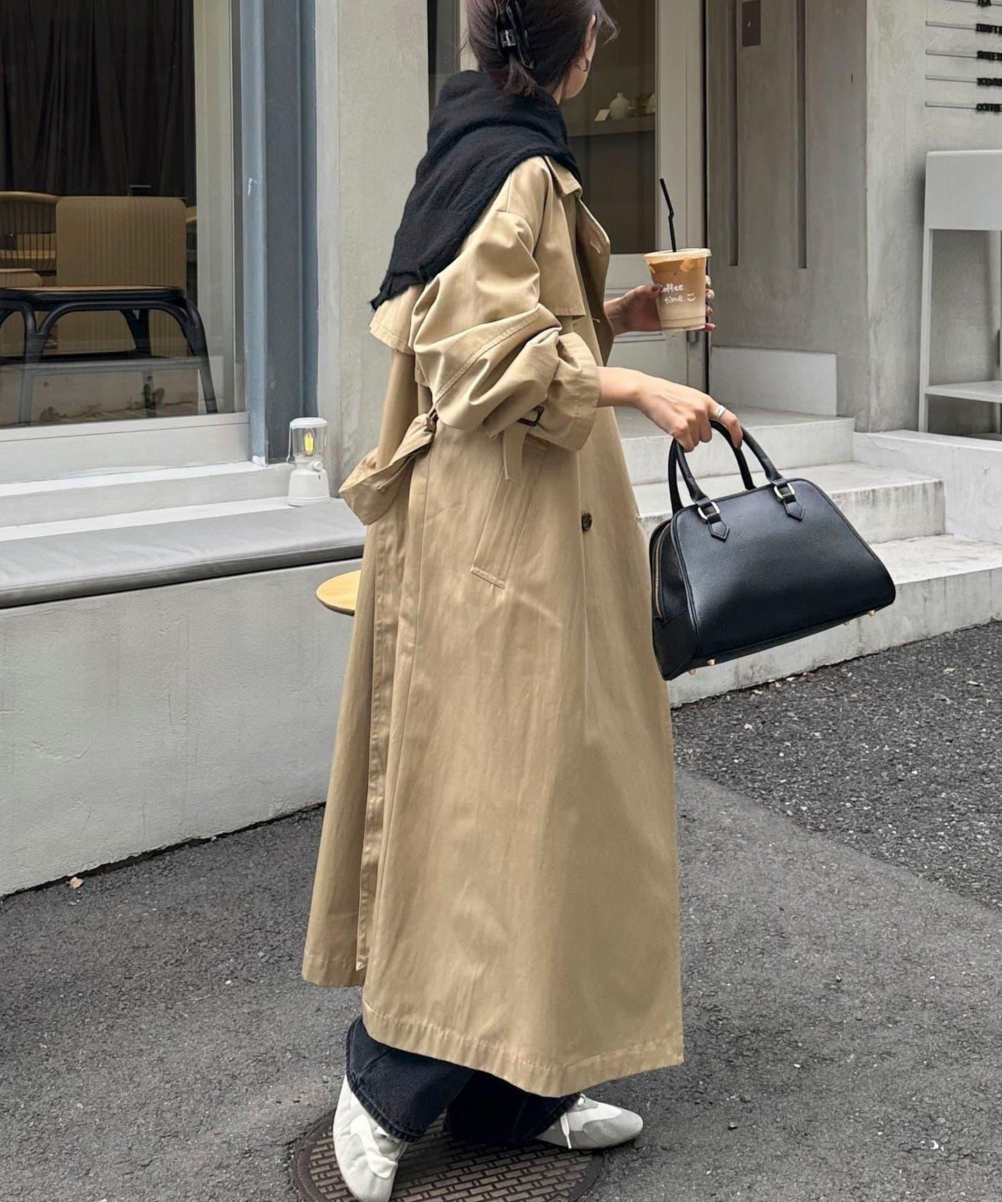 【每次即售罄的人氣單品】袖子蓬鬆設計風衣