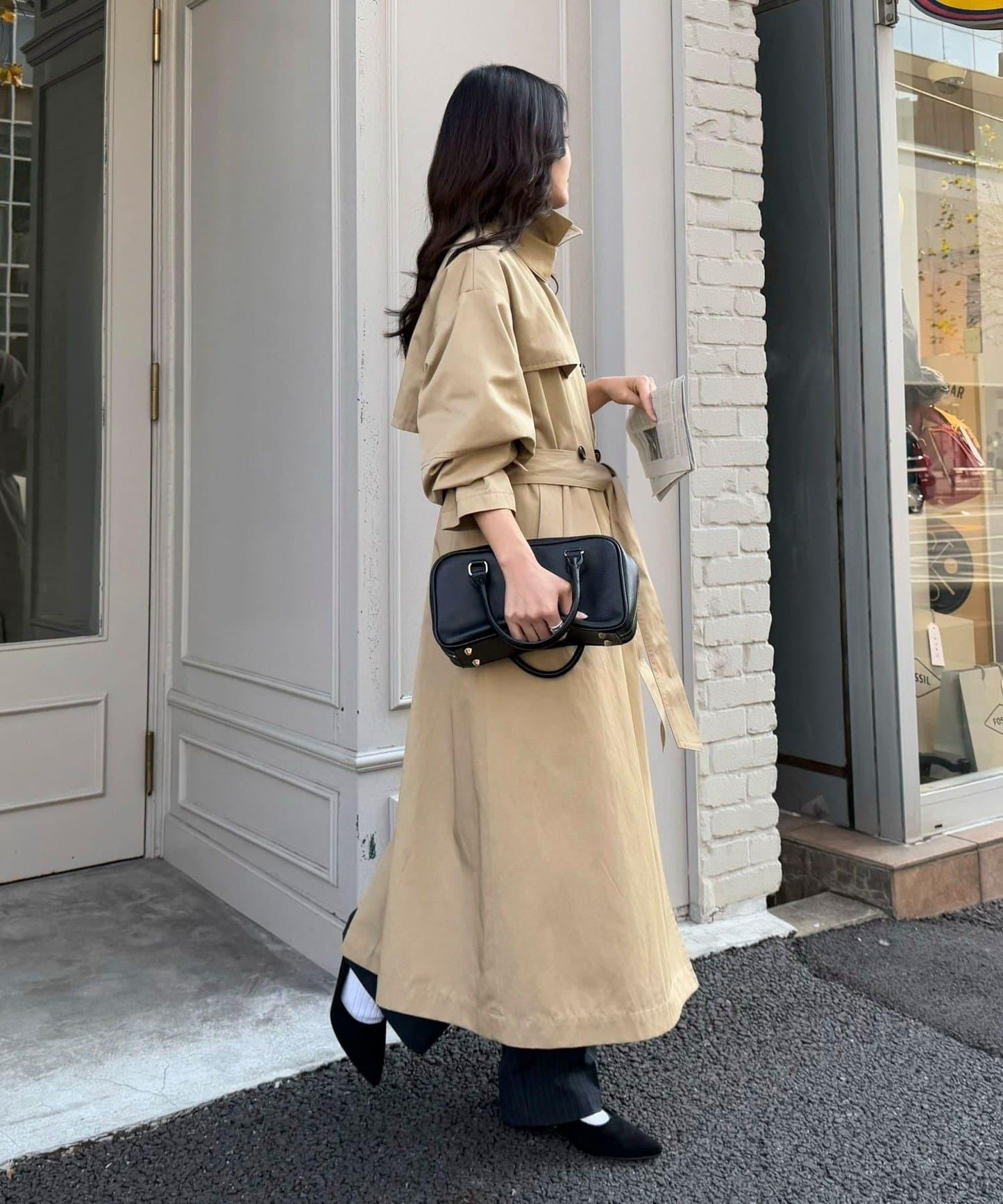 【每次即售罄的人氣單品】袖子蓬鬆設計風衣