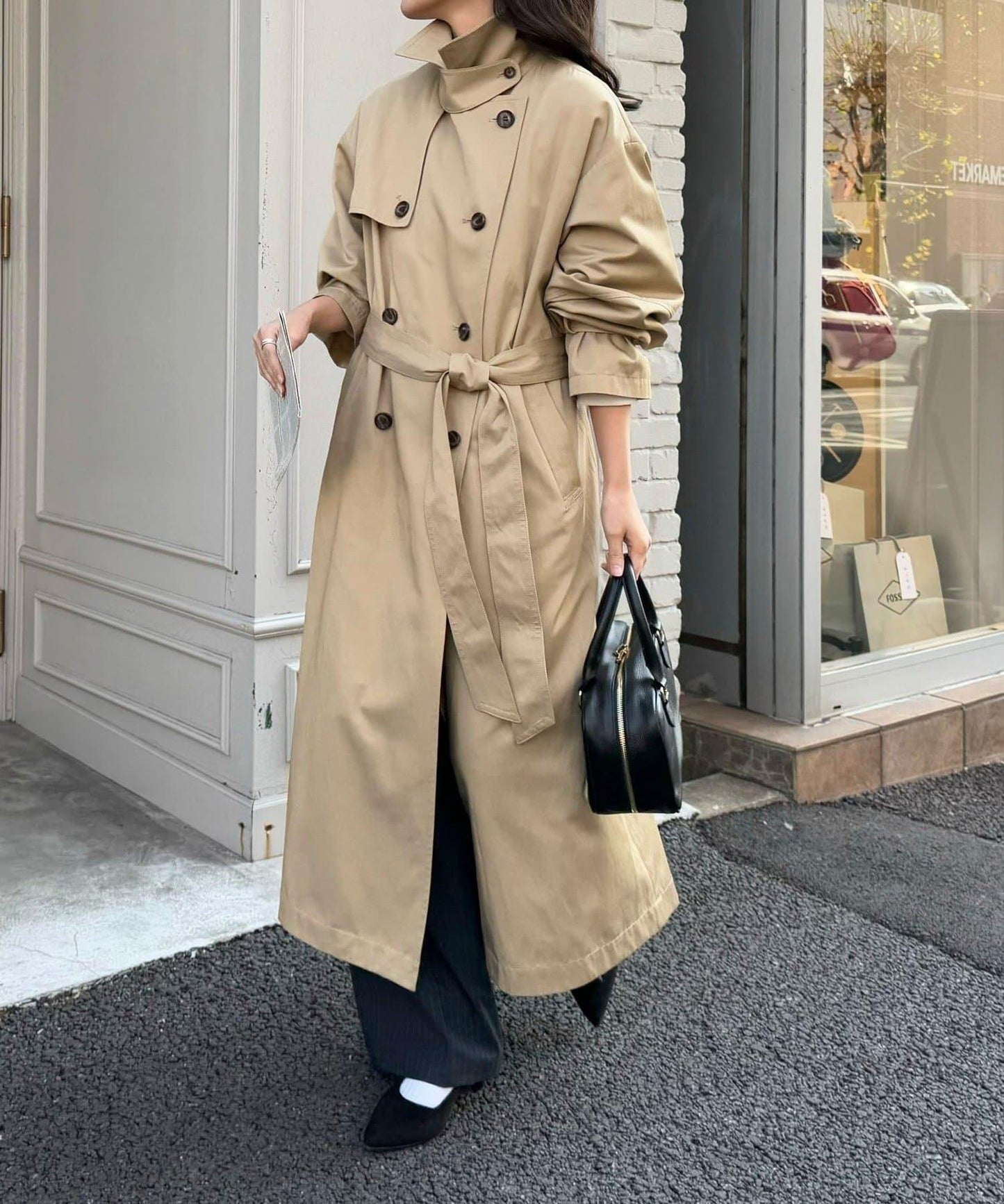 【每次即售罄的人氣單品】袖子蓬鬆設計風衣