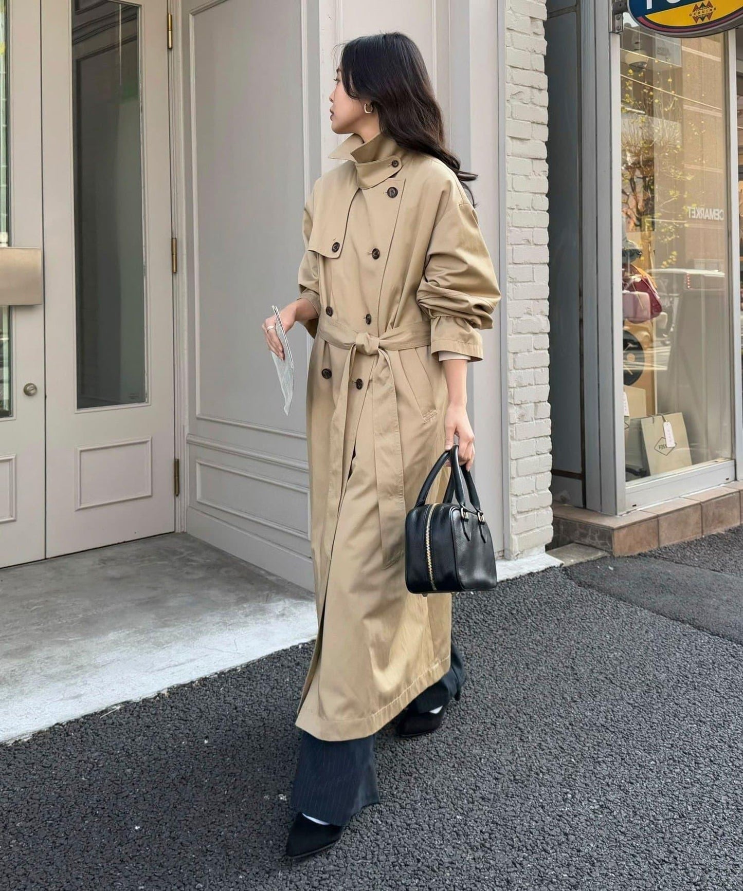 【每次即售罄的人氣單品】袖子蓬鬆設計風衣