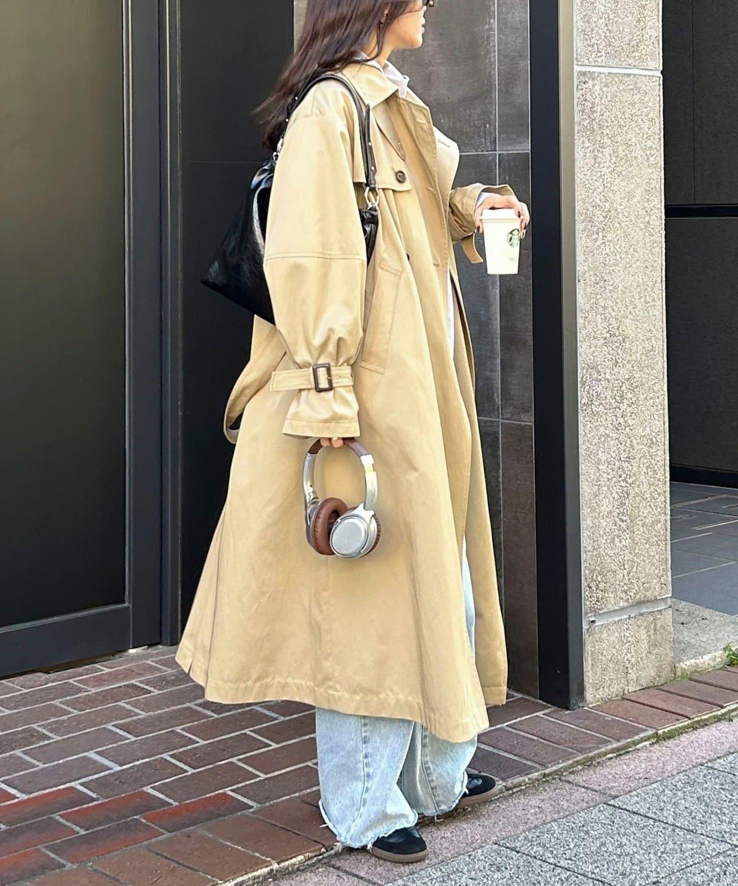 【每次即售罄的人氣單品】袖子蓬鬆設計風衣