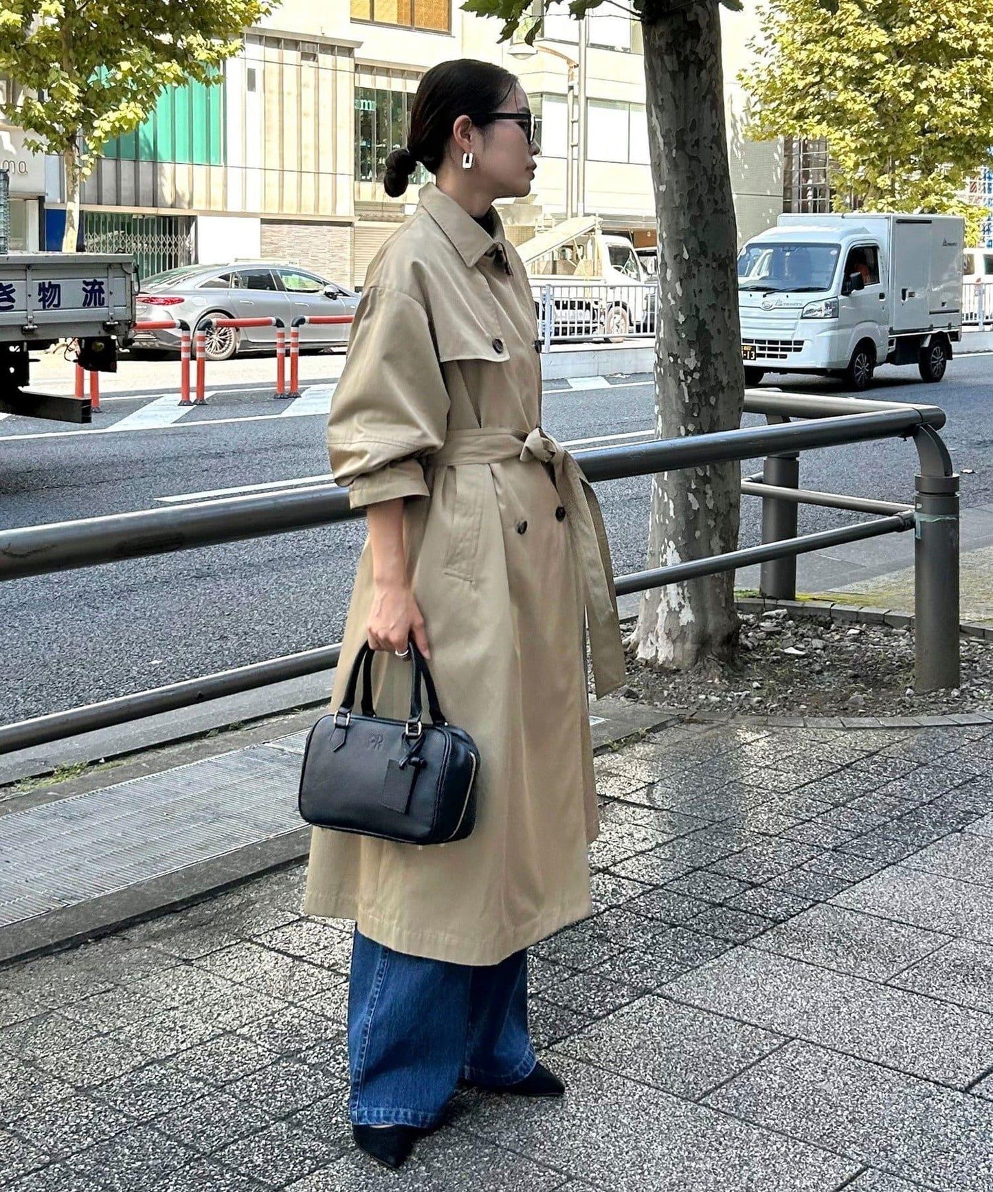 【每次即售罄的人氣單品】袖子蓬鬆設計風衣