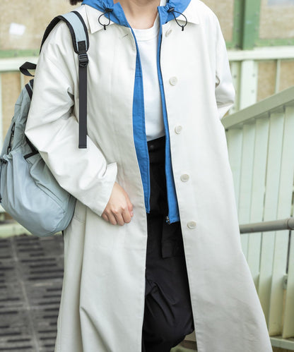 T/C斜紋單排扣大衣