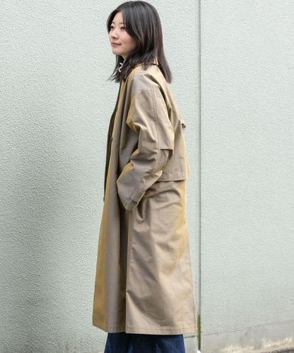 T/C斜紋單排扣大衣