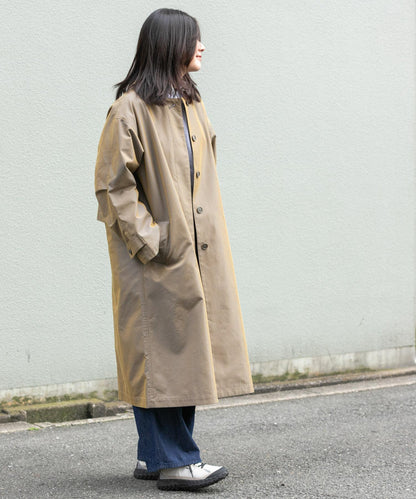 T/C斜紋單排扣大衣