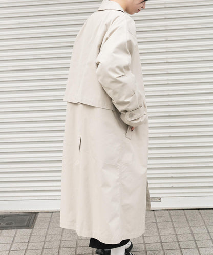 T/C斜紋單排扣大衣